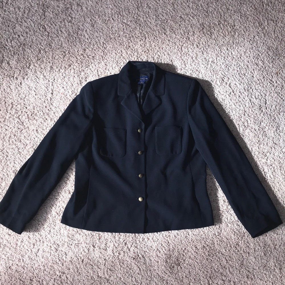 navy blue blazer